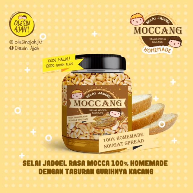 

Selai Moccang 125gr - OlesinAjah - Homemade