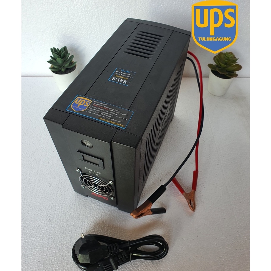 UPS 800VA atau 415 Watt Modifikasi Timer dan Fan Sensor Suhu, AKI 12V 7A- 200A 24jam