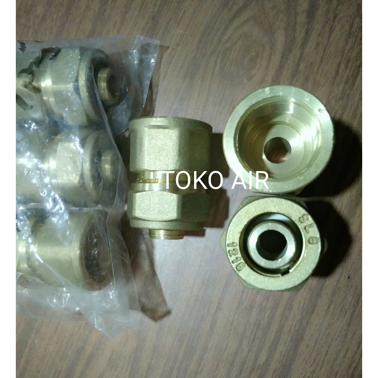 Sok drat dalam 1/2&quot; Kuningan /Pipa air panas/Fitting pemanas air