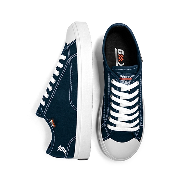 Geoff Max Official - Timeless Low Navy White STZ | Sepatu Pria | Sepatu Wanita | Sepatu Unisex-3