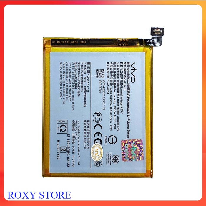 BATTERY BATERAI VIVO B-K6 V19 ORIGINAL