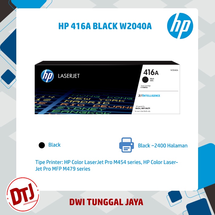 Toner HP 416A Black Original (W2040A)