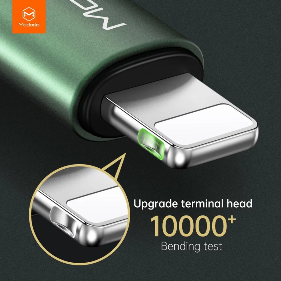 Mcdodo Kabel iPhone Lightning 2A Fast Charge USB with LED CA-784