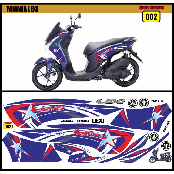 STRIPING VARIASI YAMAHA LEXI