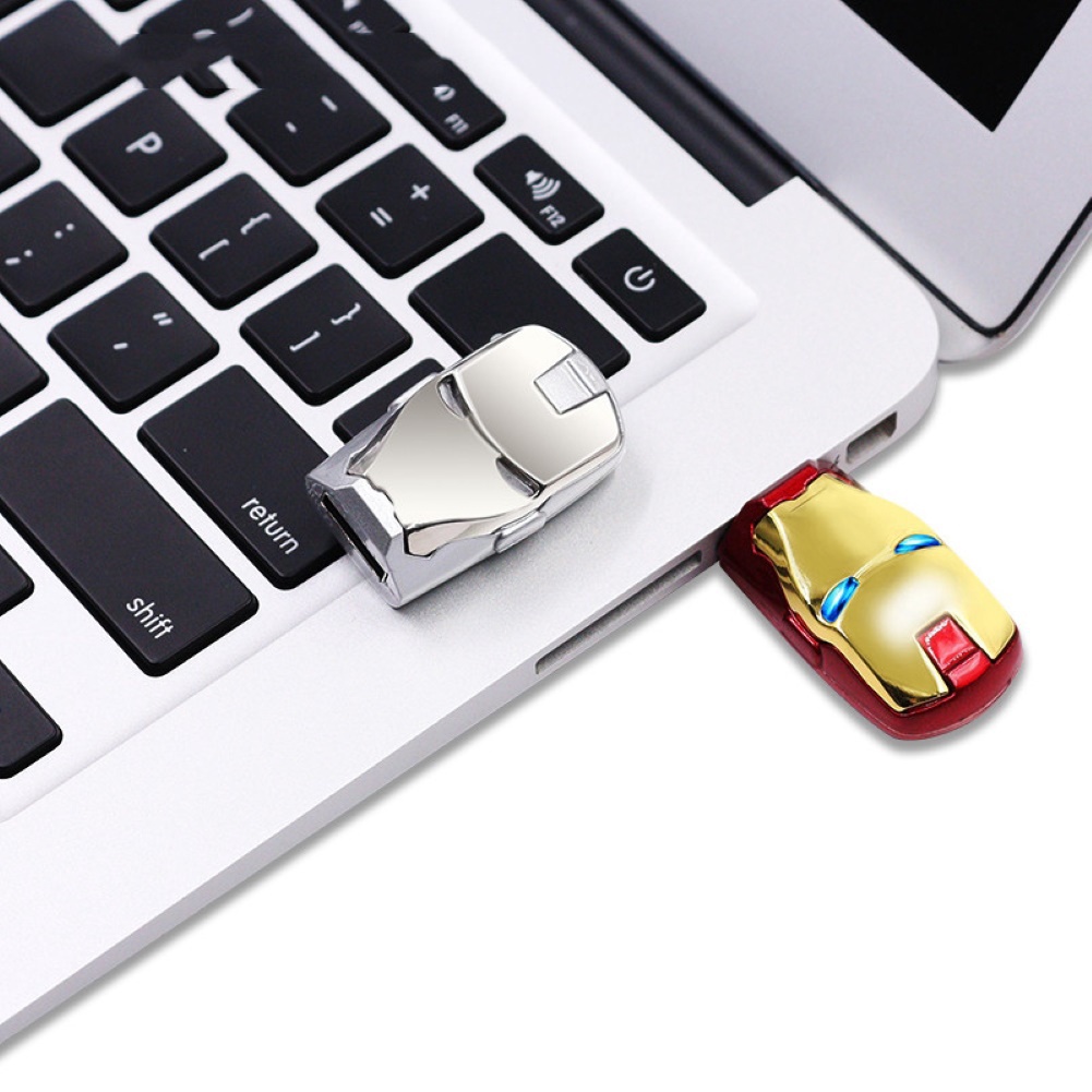 Huluboy Flashdisk USB 2.0 512GB 1TB 2TB Bentuk Iron Man