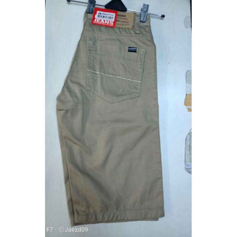 celana pendek pria fashion bahan knvas original