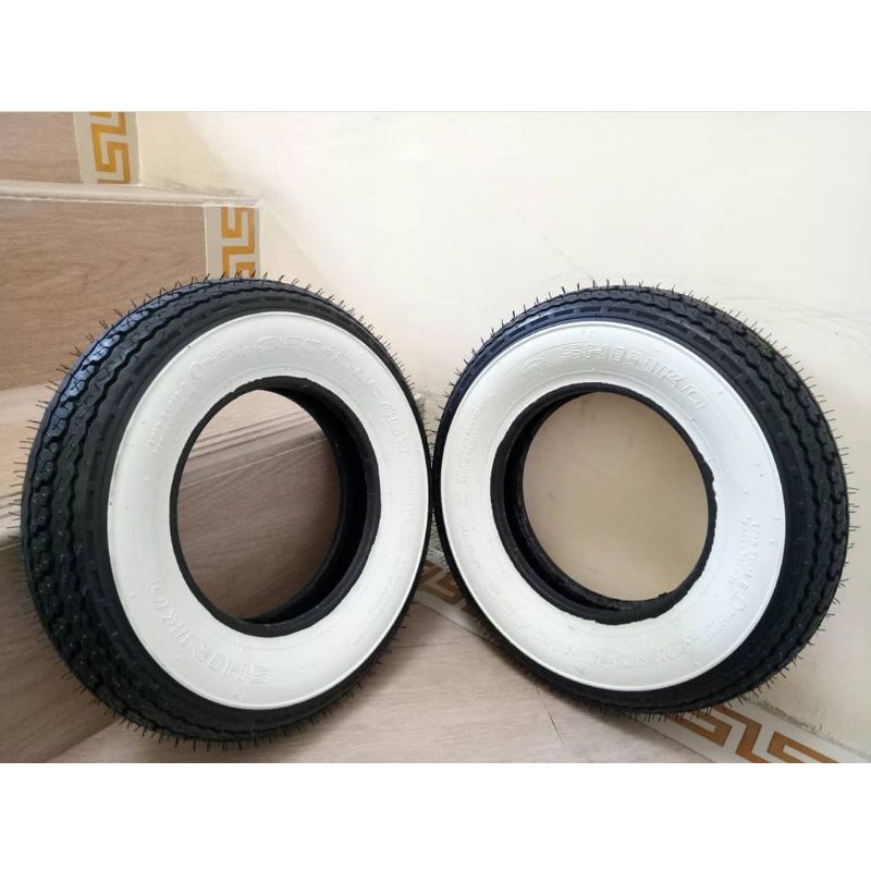 ban shinko whitewall white wall ring 8 3.50 vespa vbb super vnb vba ps