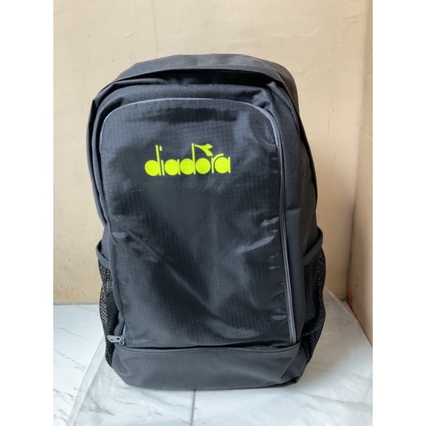 DISKON BESAR TAS DIADORA BACKPACK WARNA BLACK ORIGINAL RESMI TAS RANSEL TAS SEKOLAH