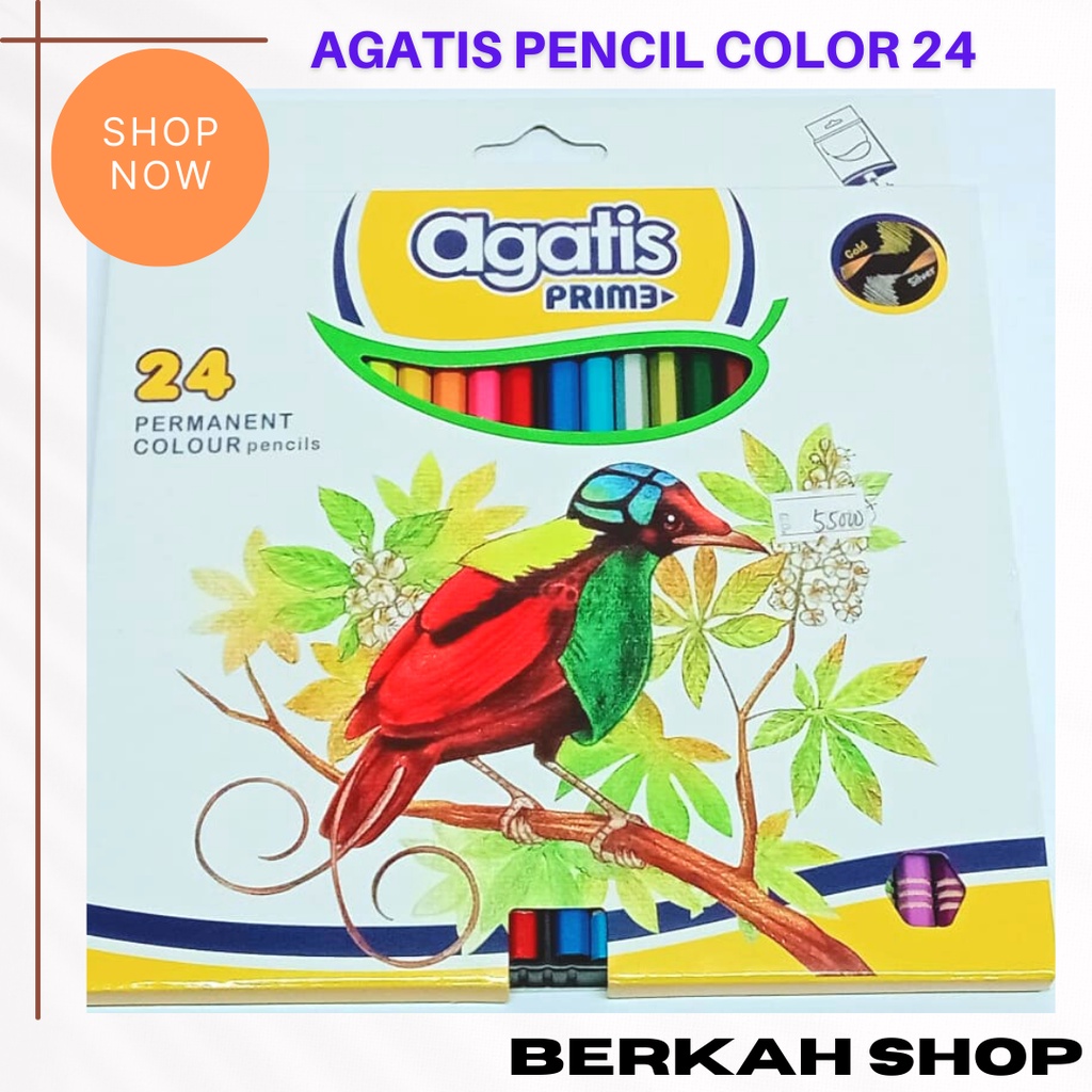 

Pensil Warna Agatis 24 warna