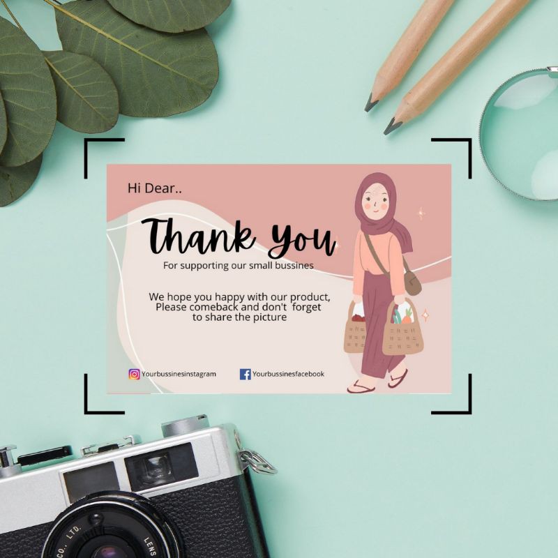 

Thank You Card♥Thanks You Card♥Kartu Ucapan Olshop♥Kartu Terimakasih