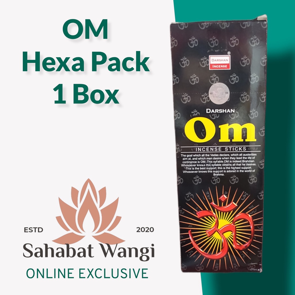 Dupa India Darshan OM Hexa Short ( 6 Pack)