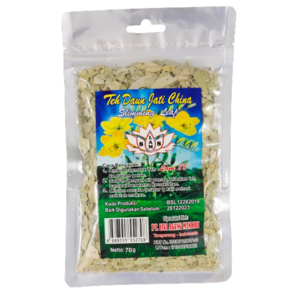 

Teh Slimming Leaf Jati Cina 70 gr Lam 88