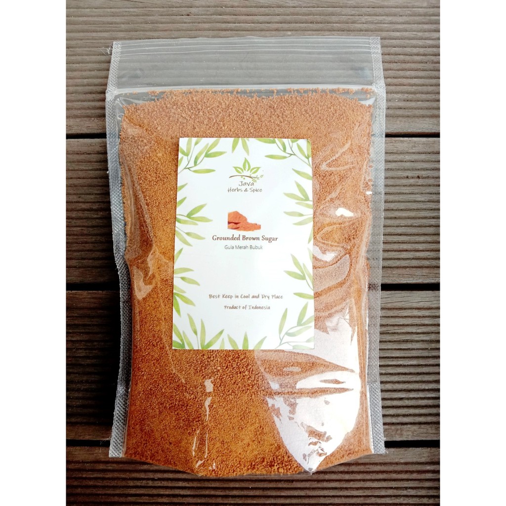 

Gula Merah Bubuk 500gr - Grounded Brown Sugar - Java Herb & Spice