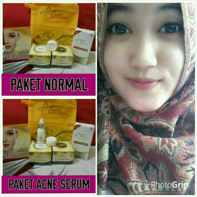 Florin skin care bpom paket normal segel kemasan baru