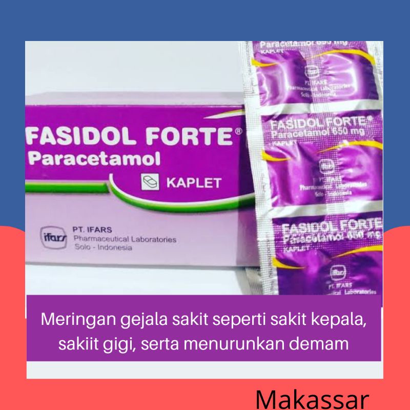 FASIDOL FORTE 650MG PERSTRIP