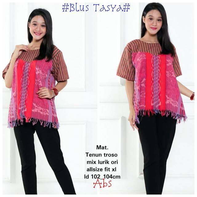 Blouse Tenun Troso Lurik Asli Jepara