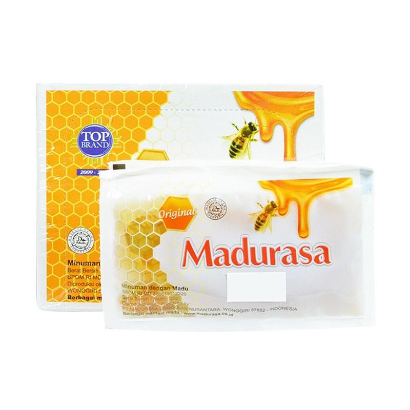 Madurasa Original 1 Box 12 Sachet Madu Sachet Rasa Original Praktis Kemasan Efisien Jual Perbox Madu