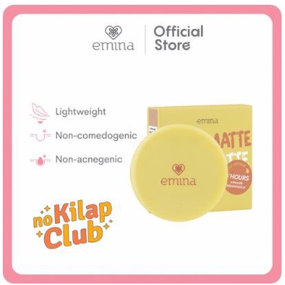 ^ KYRA ^ Emina Daily Matte Loose Powder Bedak Tabur Compact BB Cream Cushion