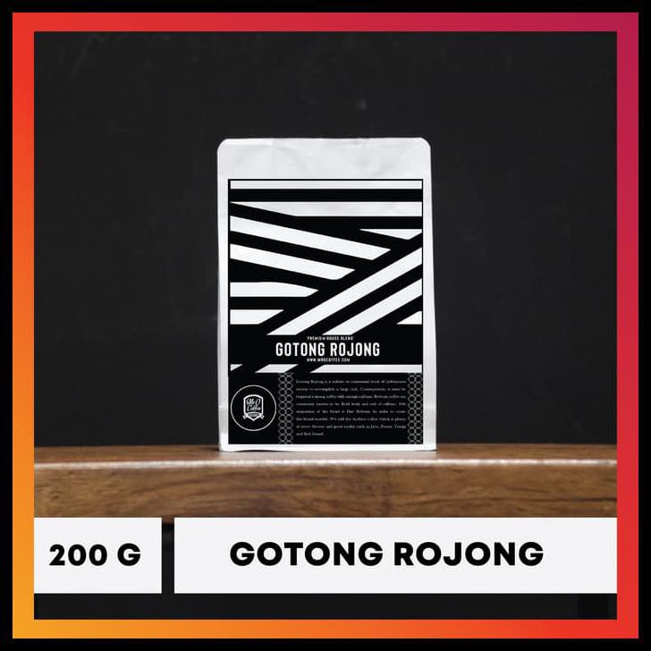 

LIMITED! HOUSE BLEND GOTONG ROJONG 50ARABIKA 50ROBUSTA BIJI KOPI ASLI - BIJI SANGRAI