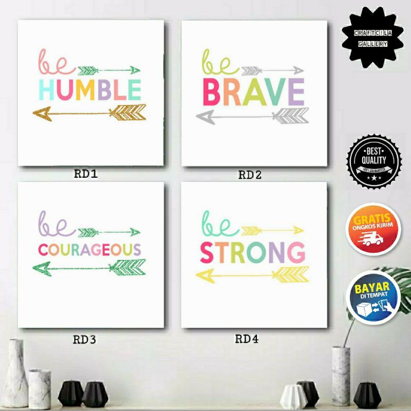 Hiasan Dinding Poster Motivasi Poster Motivasi - Motivasi Dinding 20x20