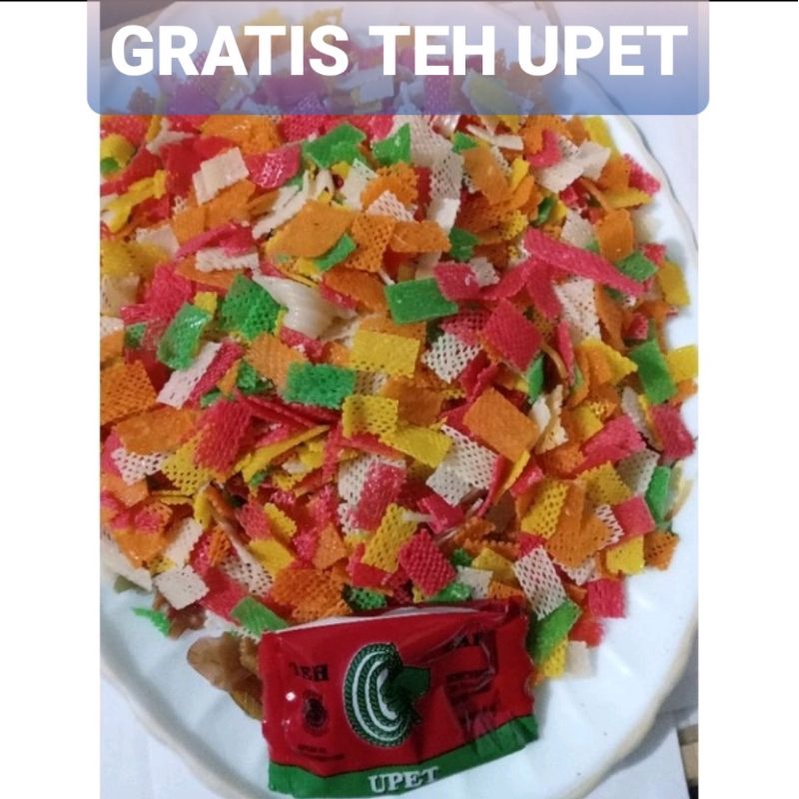 

KERUPUK TARO @250GR GRATIS terasi khas cirebon