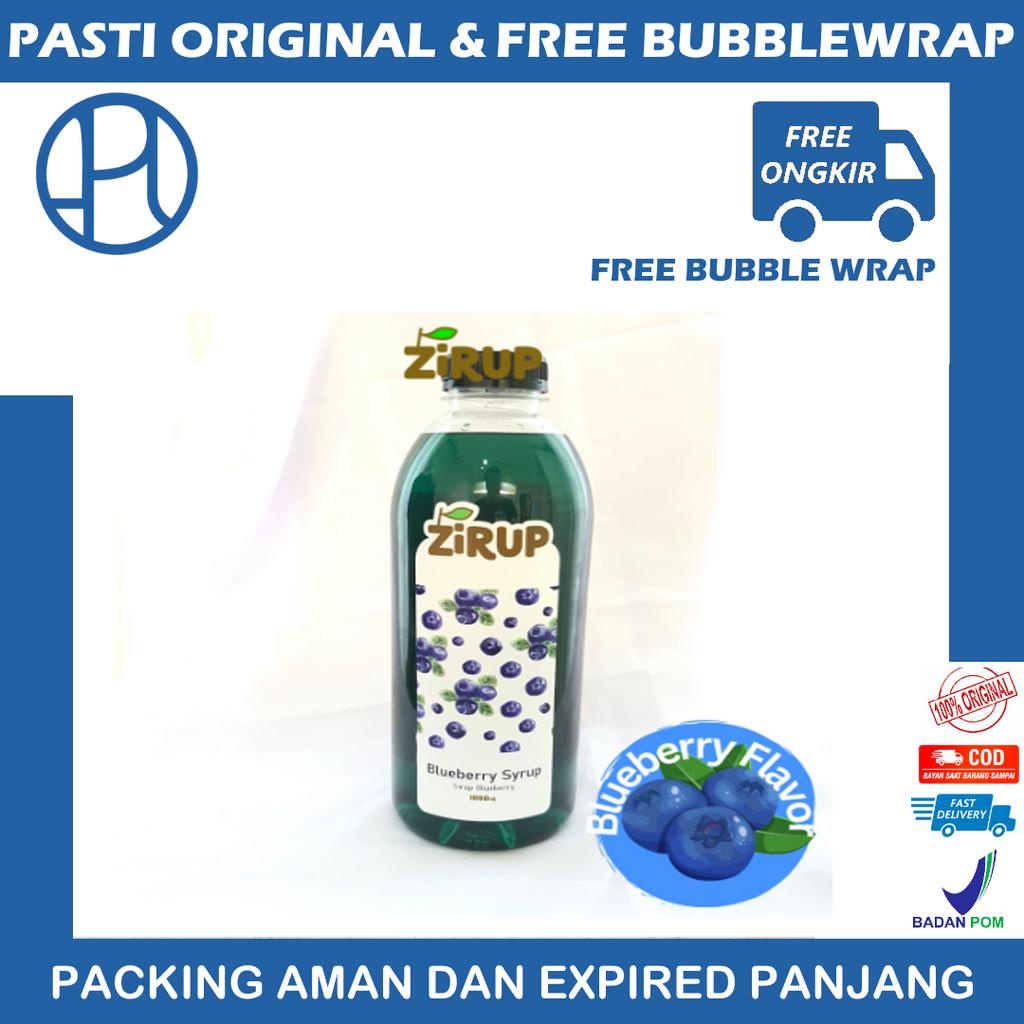 ZIRUP Minuman Sirup Rasa BLUBERI BLUEBERRY FLAVOR 1L