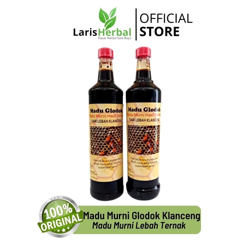 

ORIGINAL Madu Murni GLODOK HITAM Lebah Klanceng 640ml | Madu Murni ASLI