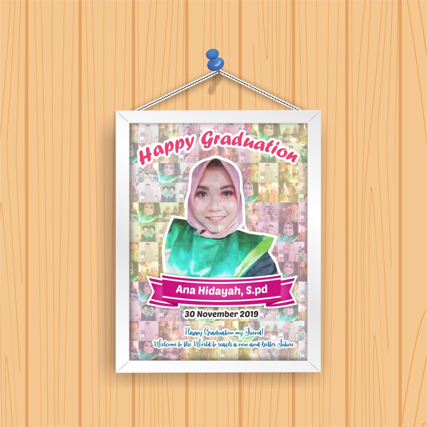 

cetak foto kado wisuda / kado ulang tahun /anniversary cetak foto 10r