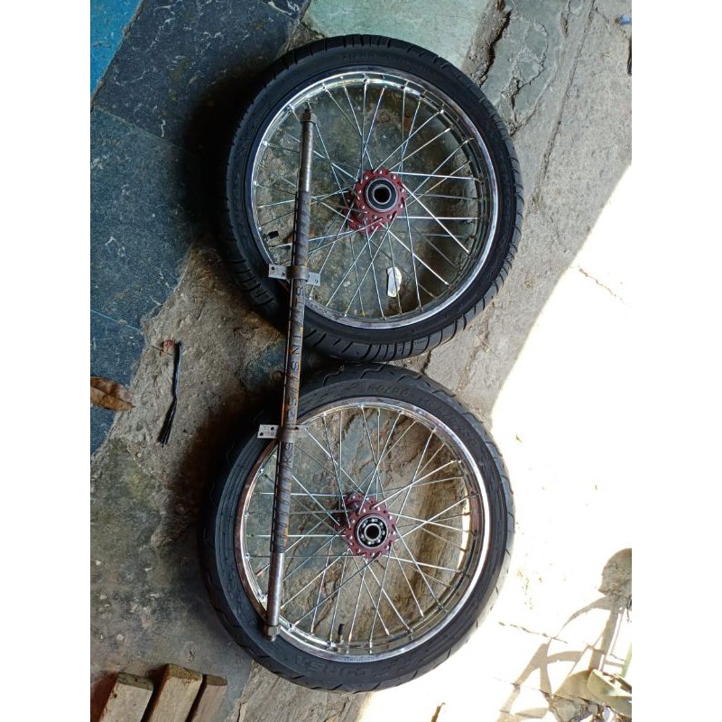 roda gerobak 16inch ruji motor