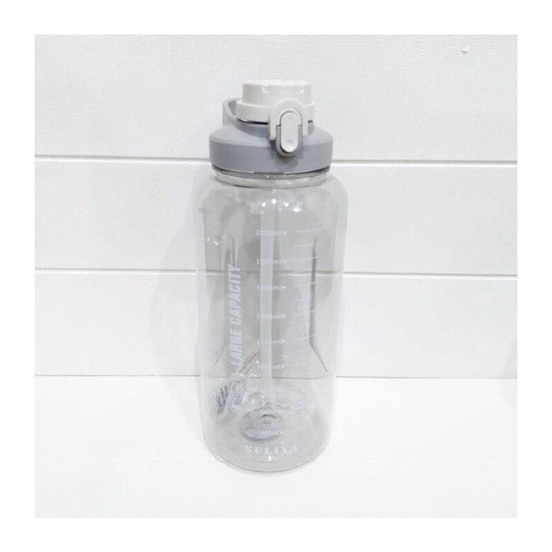 BOTOL MINUM  SELIYA BIG 2.4 LITER / BOTOL MINUM VIRAL BENING 2 LITER TRANSFARAN FREE BUBBLE