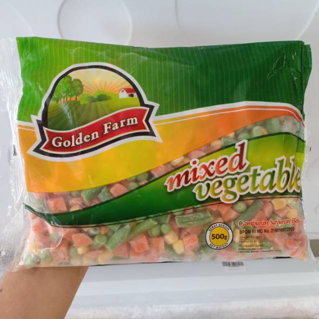 

Golden Farm Mixed Vegetables 500 gram