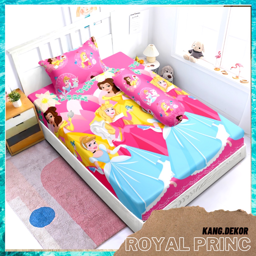 SPREI LADY ROSE SINGLE 120X200 NO 3 ROYAL PRINCESS SEPRAI KARAKTER KAMAR TIDUR ANAK SEPREI LADYROSE TERBARU PROMO MURAH PREMIUM ANTI LUNTUR SEPREI SEPRAI CANTIK SEPRE PROMO ANTI LUNTUR MOTIF LADYROSE PLUS SARUNG BANTAL SPREI LUCU ALAS KASUR SPREI ADEM