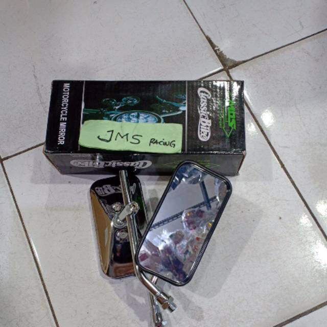 kaca spion kotak klasik crome drat honda beat vario pcx cb 150 tiger yamaha vixion mio xeon nmax