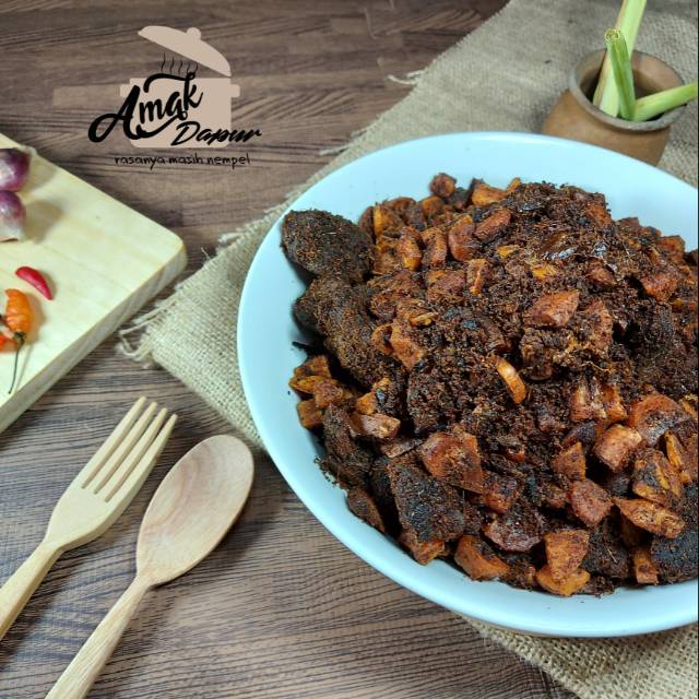 

Randang Kering Pisang Amak Dapur