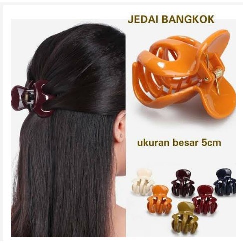 Jepitan Rambut Ukuran 5cm Bahan Tebal / Jepitan Badai / Jedai