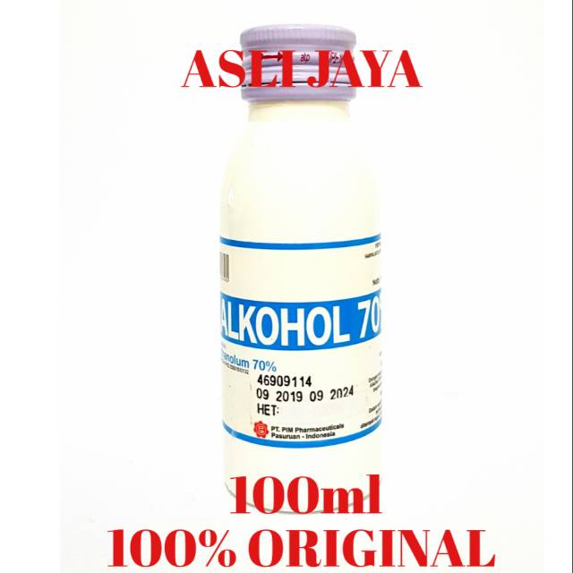 Alkohol 70% PIM 100 Ml - Cairan Antiseptik