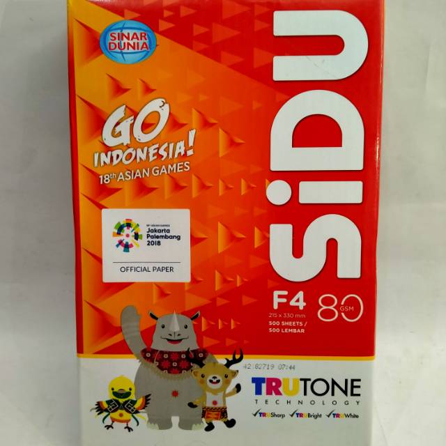 

HVS FOTO COPY SIDU F4 80 gram