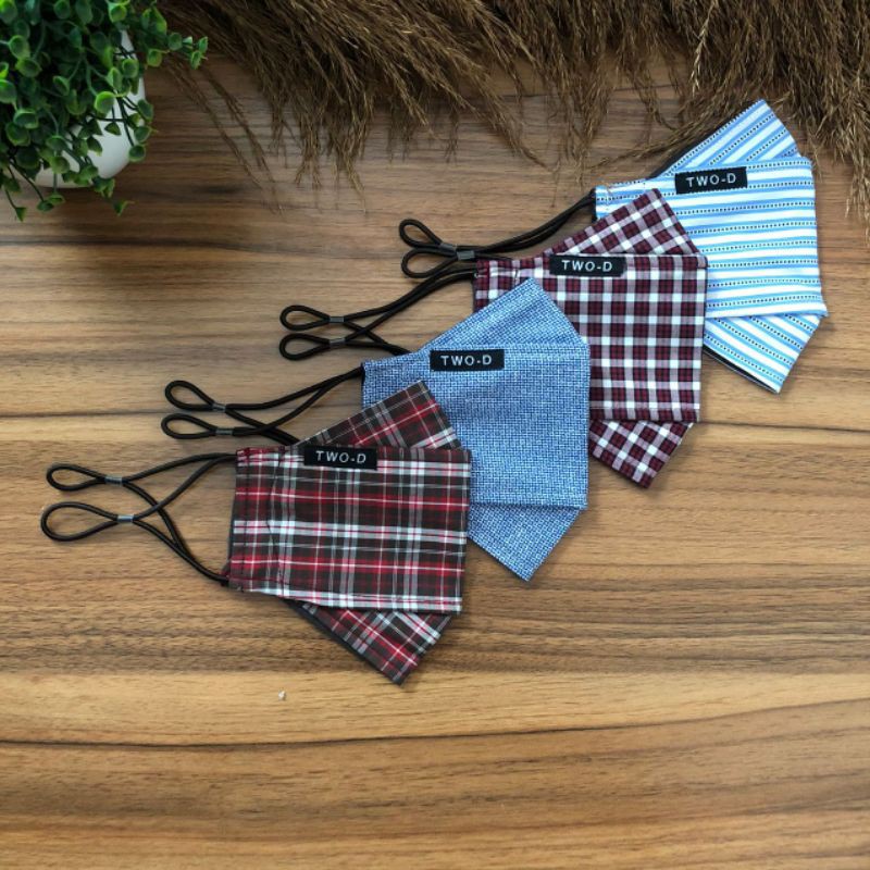 TWO-D PREMIUM MASK 3 PLY masker earloop non medis 3 lapis original by dhini aminarti