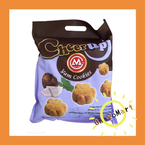 Cheer Up Yam Cereal Cookies /Meng Choon Yam Cookies/ Biskuit talas 350