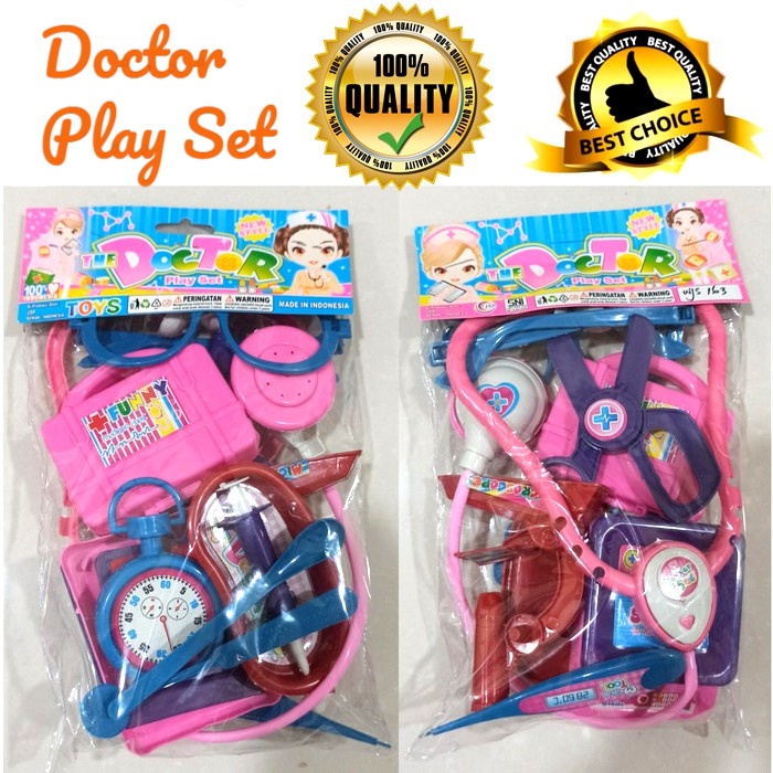 Mainan Anak Dokter Set Kantong WJS 163 - Doctor Set