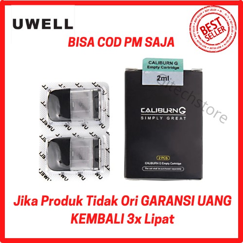 Catridge Uwell Caliburn G Koko Prime Catridge Original Authentic
