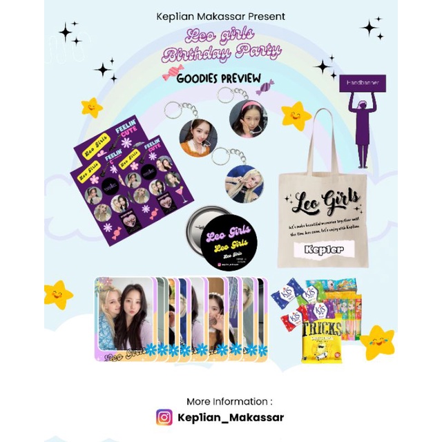 [BACA DESKRIPSI] WTS FANKIT GOODIES FANMADE LEO GIRLS BAHIYYIH YUJIN YESO KEP1ER KEPLER MURCE