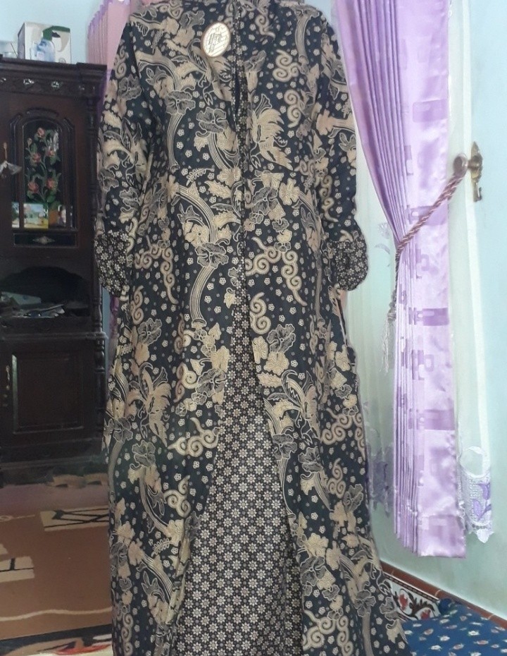 Gamis Batik Manggar, Padi,sekar,cantik,kubis,kipas,daun,kupu,nadine,gendis