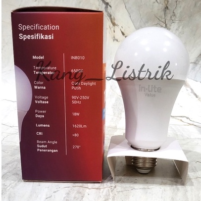 InLite Value Bulb Lampu LED 18 Watt INB010