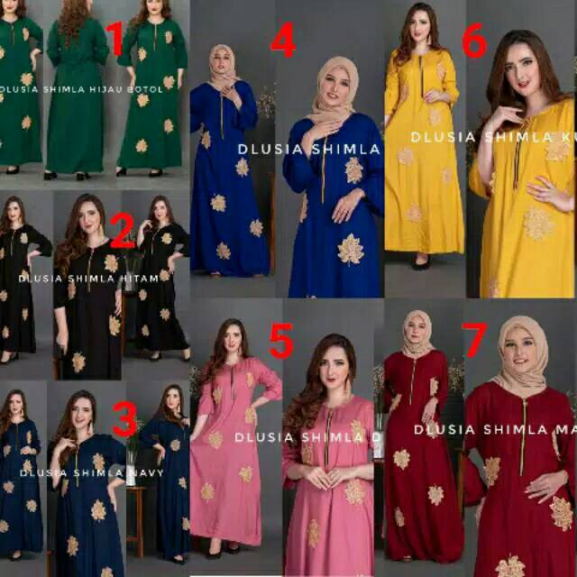 [ PROMO ] DASTER ARAB DLUSIA SHIMLA GRADE A RAYON SUPER GRADE A | RESLETING DEPAN BUSUI | RENDA MILO