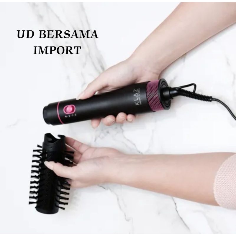 KLAZ Hot Air Brush Ionic/Hair Styler/Sisir Rambut Electric/Hair Brush