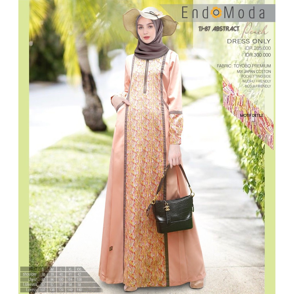 ENDOMODA GAMIS WANITA MUSLIM JT 87/ TJ 87 /GAMIS BUSUI/GAMIS TERBARU