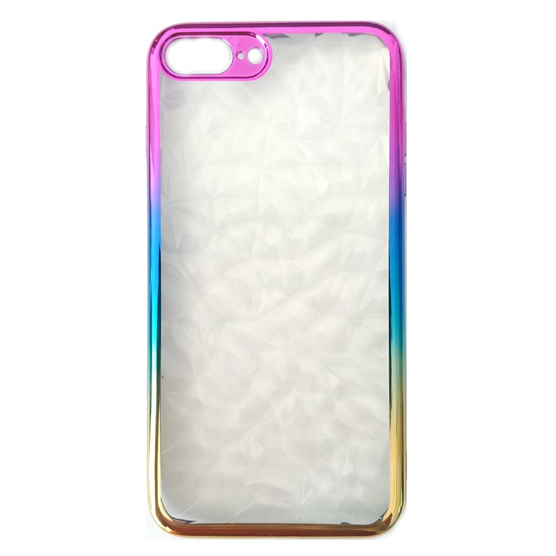 CASING IMPOR iPhone 7/8/SE 2020/7+/8+/XS Max Rainbow Diamond Shiny Soft Case WEIKA COD