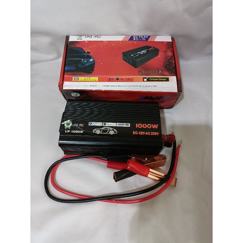 UNI PEC POWER INVERTER 1000 WATT DC to AC