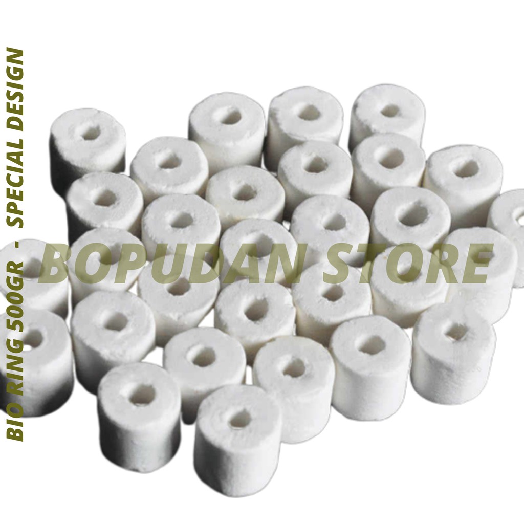 Bioring Bio care Ceramic ring filter Aquarium aquascape Premium 1 pcs Penawaran Special